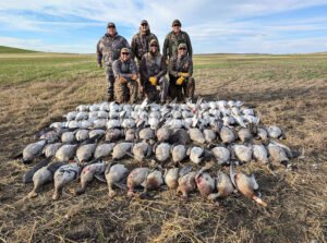 Canada Guided waterfowl hunt group photo