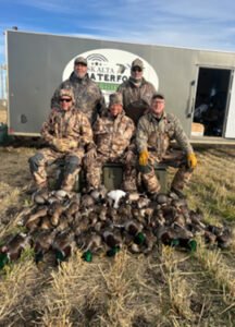 Guided waterfowl hunt group